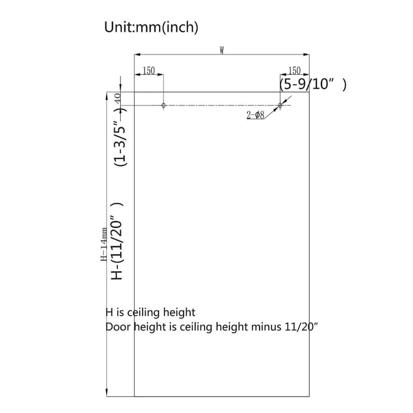 Top ceiling mount brushed stainless steel wood sliding single door hardware biparting door bypass barn door hardware ceiling bracket