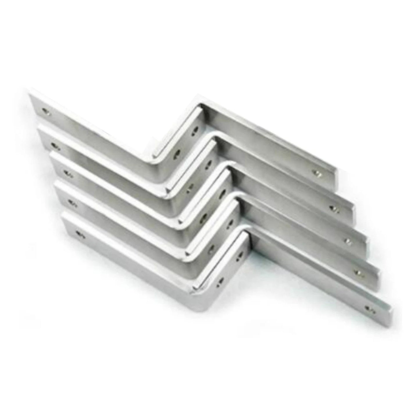 Bypass brushed stainless steel barn door hardware wall mount bracket sliding door track roller kit