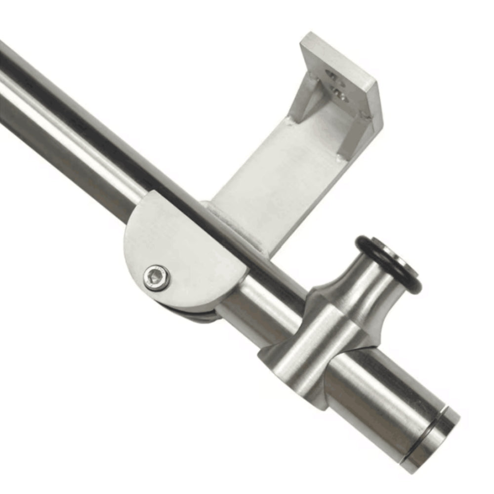 Brushed Stainless Steel Top Ceiling Mount Wood Sliding Barn Door Hardware Pantry Door Rolling Track Set Kit