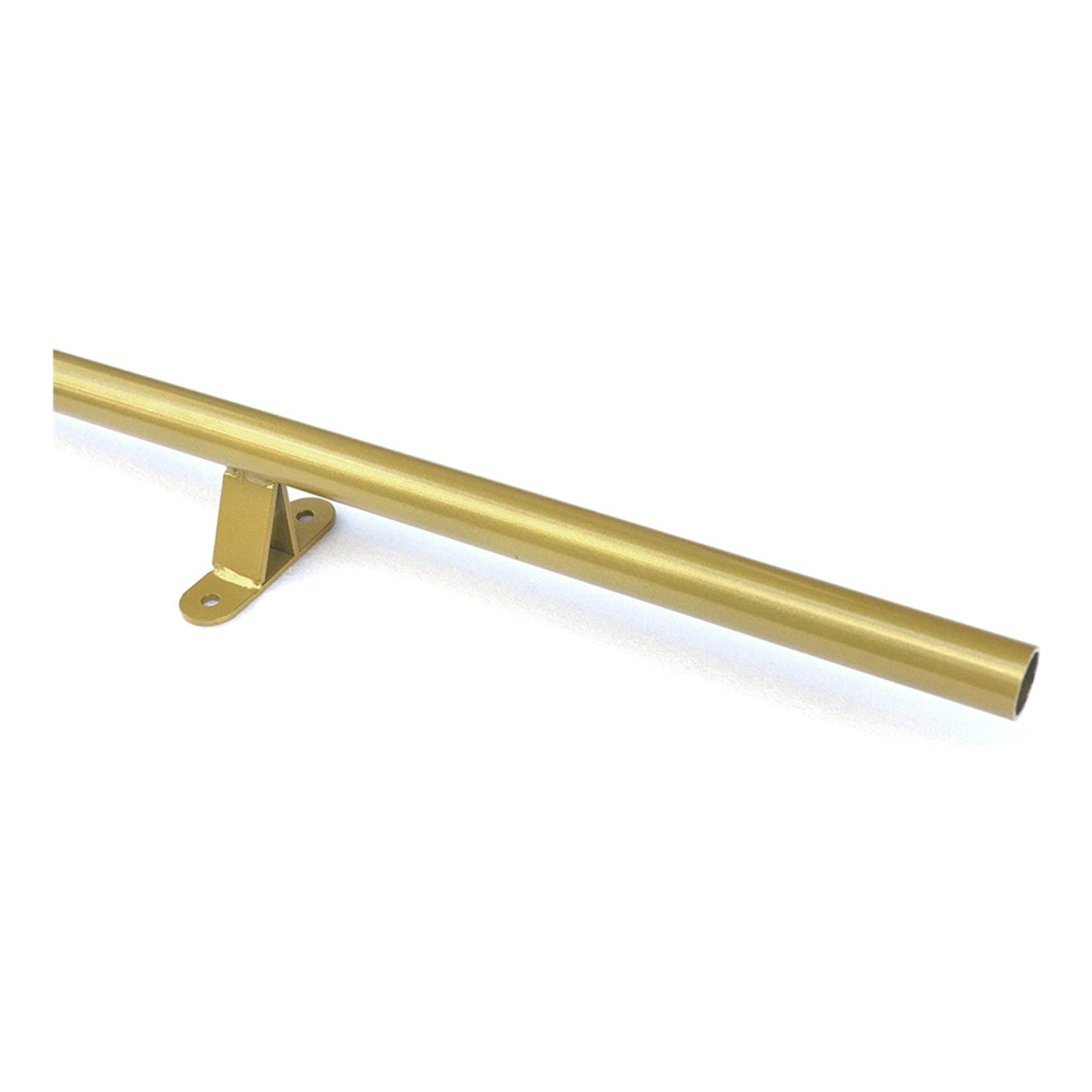 Golden Steel Sliding Modern Living Room Home Office Kitchen Storeroom Library Ladder Hardware Track Kit With Brake Floor Roller