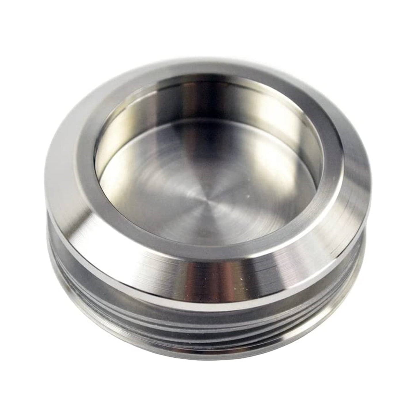Round Track Brushed Satin Stainless Steel Glass Sliding Barn Door Hardware
