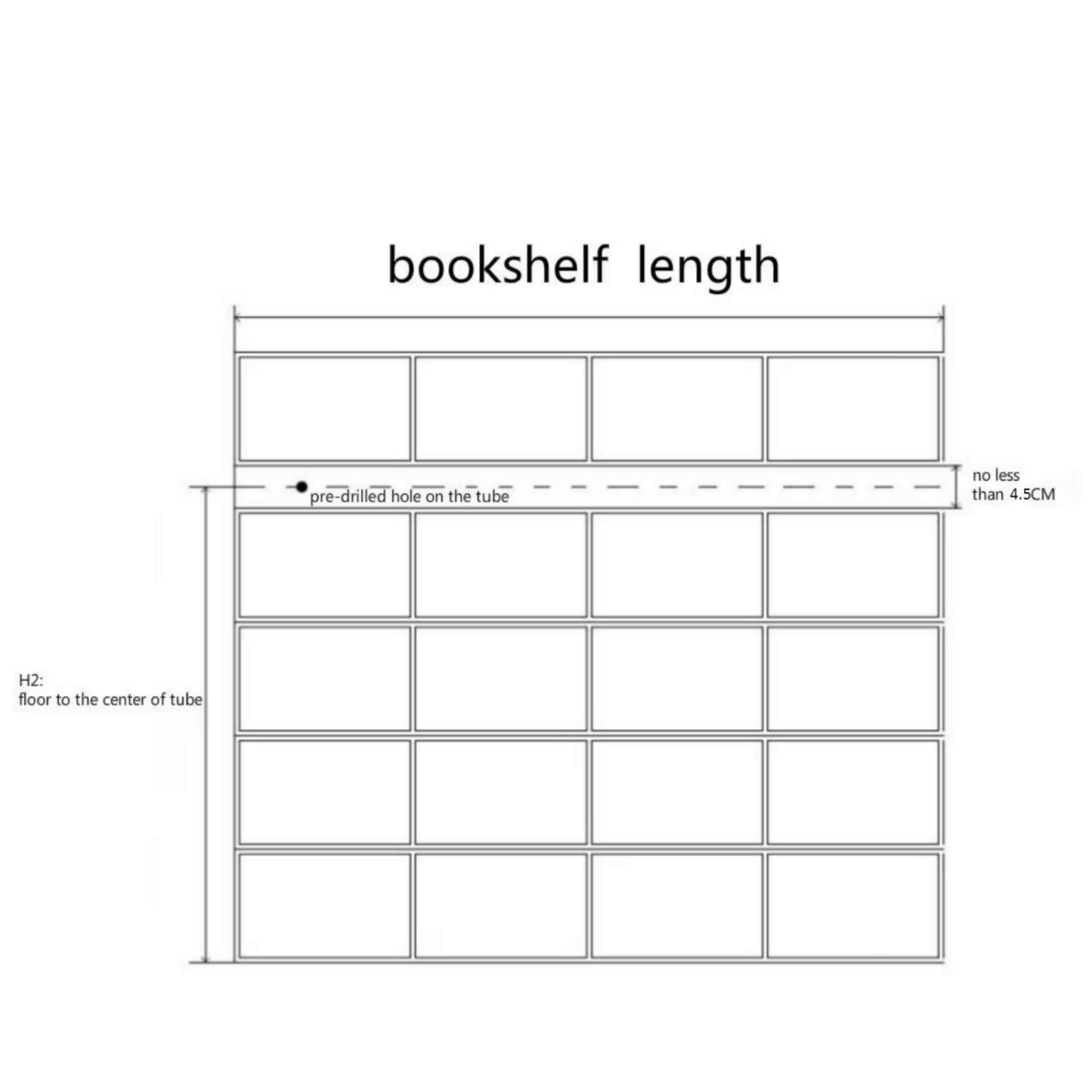 3.3FT-33FT Brushed Stainless Steel Sliding Modern Living Room Home Office Kitchen Library Ladder Hardware Track Kit