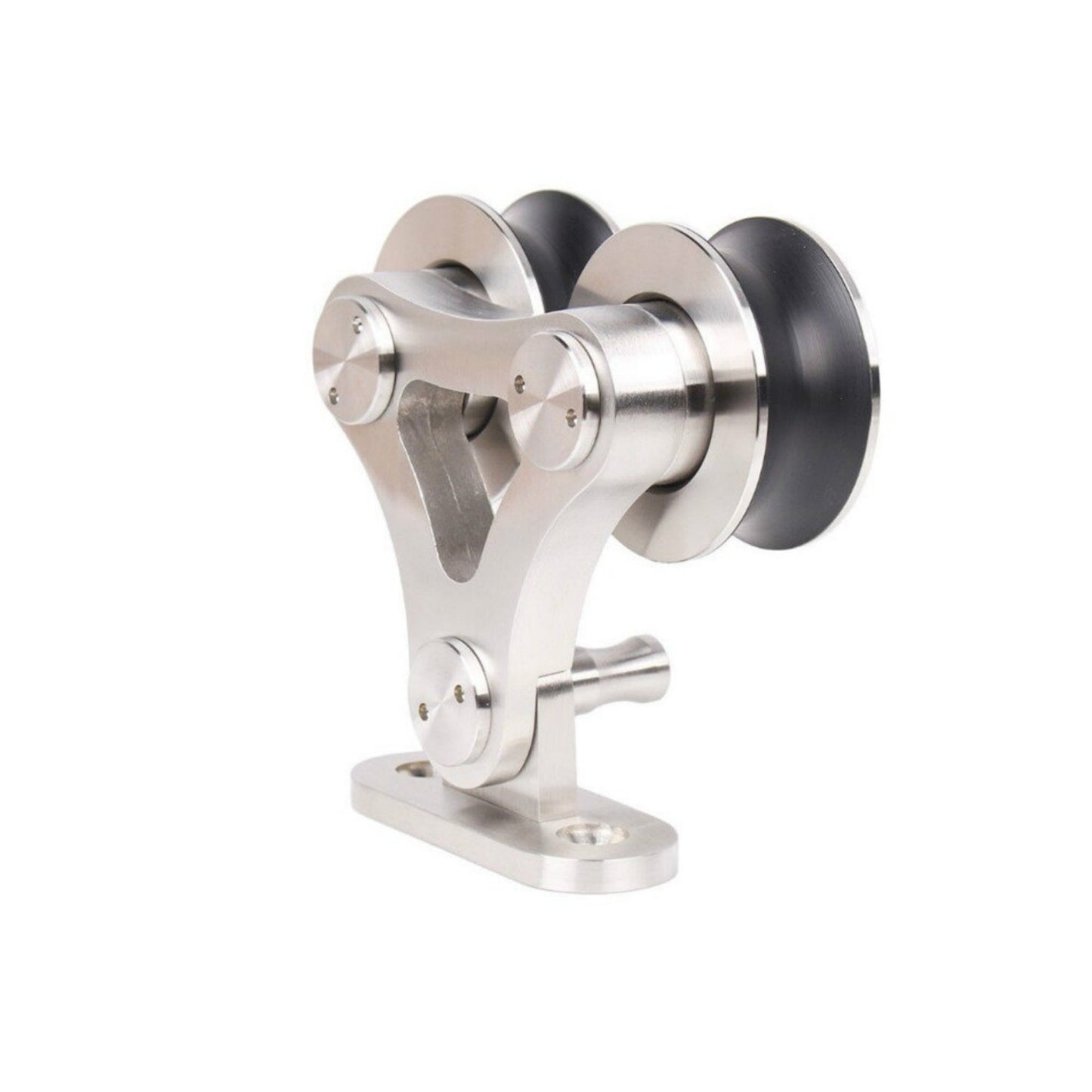 5ft / 6ft / 6.6ft / 8ft /10ft / 13.2ft /16ft Dual top mounted stainless steel double head roller sliding interior barn door hardware track kit