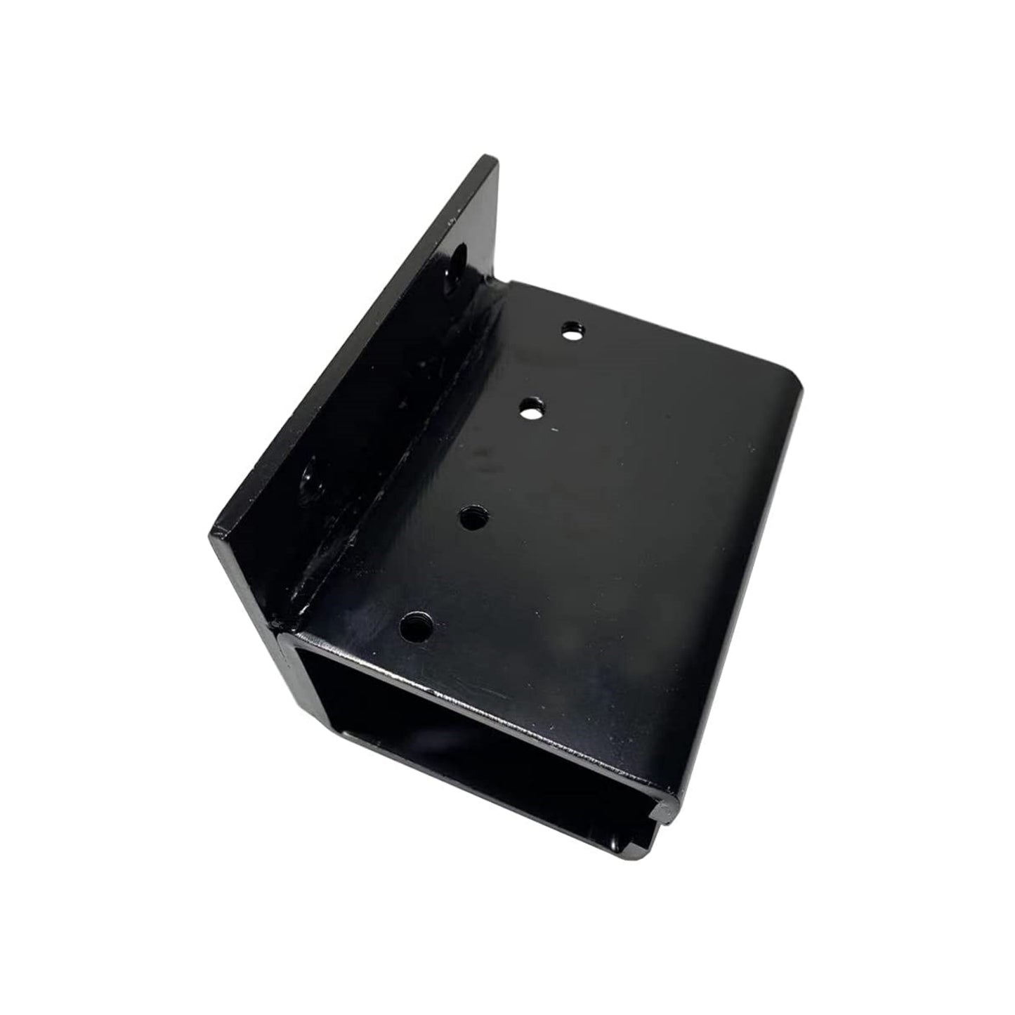 Black Steel Heavy Duty Box Track Ceiling Mount Sliding Barn Door Hardware Wood Exterior Interior Carriage Door Hardware Track Trolley Kit