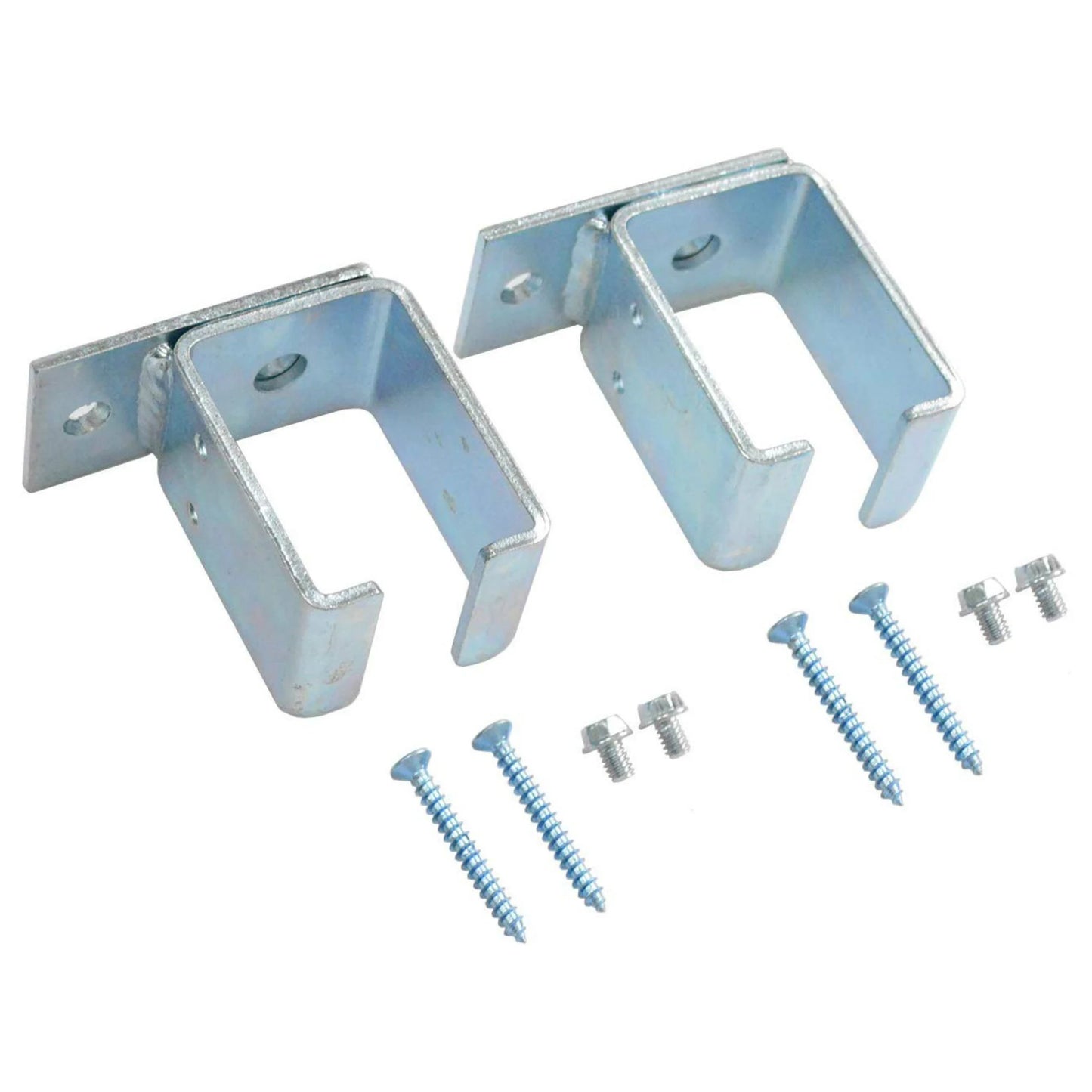 Galvanized Steel Heavy Duty Box Track Ceiling Mount Bypass Sliding Barn Door Hardware Wood Exterior Interior Carriage Door Hardware Track Kit