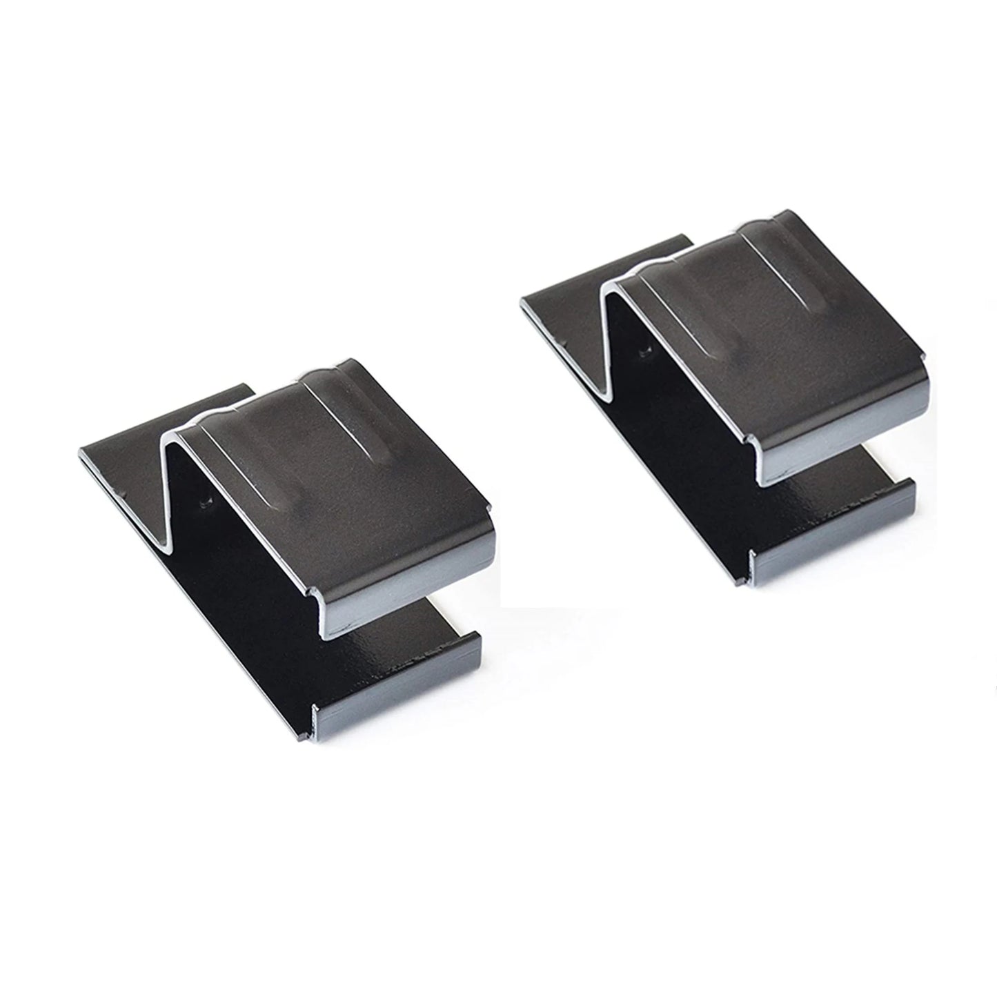 Black Steel Heavy Duty Box Track Wall Mount Sliding Barn Door Hardware Wood Exterior Interior Carriage Door Hardware Track Trolley Kit