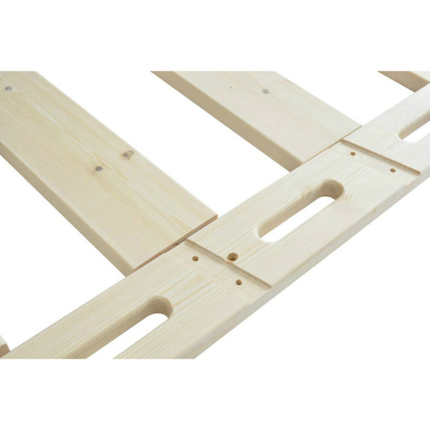 Natural Knotty Pine Wood Sliding Library Sliding Step Ladder Rolling Ladder, Ready For Painting, Solid Durable Steps ( Unfinished )